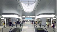 Stasiun kereta yang terletak di Kota Jiaxing itu diperkirakan baru akan rampung dikerjakan pada 1 Juli 2021. Stasiun ini akan menghubungkan Shanghai dan Hangzhou, sementara Kota Jiaxing sendiri merupakan kota utama bagi beberapa industri. Foto: MAD Architects