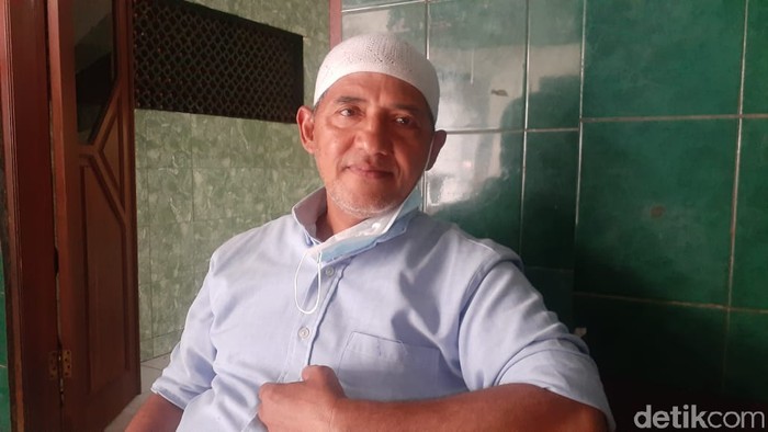 Haji Daud selaku Ketua RW 04 di Kelurahan Manggarai. (Afzal NI/detikcom)