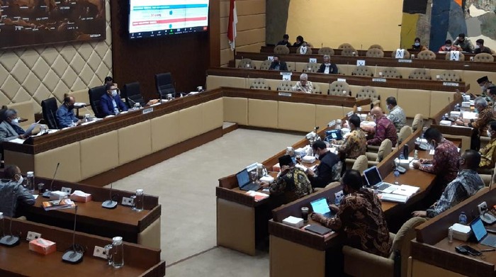 KPU raker bareng Komisi II DPR dan Mendagri (Foto: Rahel/detikcom)