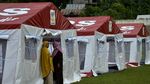 Foto: Tenda Pengungsian untuk Korban Gempa Sulbar