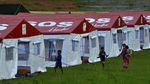 Foto: Tenda Pengungsian untuk Korban Gempa Sulbar