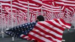 Ribuan Bendera AS Meriahkan Pelantikan Joe Biden
