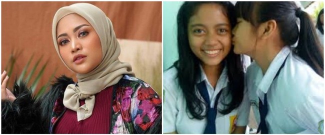 Beginilah penampilan Rachel Vennya ketika masih duduk di bangku SMP. Setelah menjadi selebgram dan dikaruniai dua orang anak, penampilan istri dari Niko Al Hakim ini sudah jauh berubah menjadi lebih dewasa dan cantik. Foto: Instagram