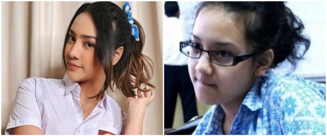 Yang terakhir ada Anya Geraldine. Penampilan Anya saat duduk di bangku sekolah ternyata benar-benar bikin pangling. Siapa sangka bahwa dulu dirinya menggunakan kaca mata dan memiliki rambut keriting. Foto: Instagram/@anyageraldine