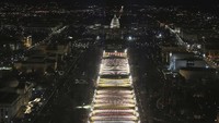 Kompleks Capitol di Washington DC sempat ditutup setelah ada peringatan kebakaran di dekat kamp. Penutupan dilakukan di tengah insiden kebakaran kamp tunawisma, yang berjarak sekitar satu mil dari Capitol.
