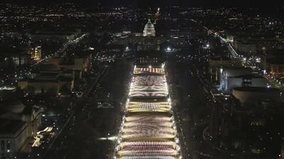 Suasana di Gedung Capitol Jelang Pelantikan Joe Biden