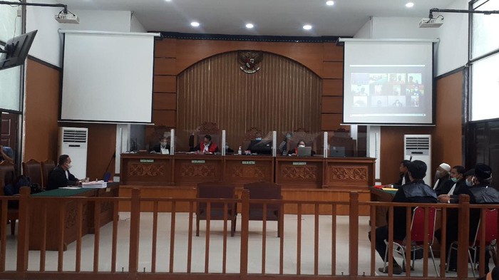 Suasana Sidang Dakwaan Gus Nur di PN Jaksel (Dwi-detikcom)