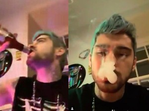 Ngerokok dan Mabuk-mabukan saat Live Instagram, Zayn Malik Jadi Sorotan