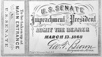 Johnson juga merupakan presiden Amerika Serikat yang menikah di usia termuda, pada hari pernikahannya, 5 Mei 1827, ia berumur 18 tahun sementara istrinya, Eliza McCardle, berumur 16 tahun. Selain itu Johnson juga salah satu presiden termiskin. Dia tidak pernah sekolah. Getty Images/Library of Congress  