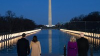 Namun karena pandemi COVID-19 dan kerusuhan yang terjadi di Gedung Capitol dua pekan lalu, suasana Washington DC tidak seriuh biasanya. Bahkan pelantikan Joe Biden disebut menjadi pelantikan presiden AS tersepi sepanjang masa. AP Photo/Evan Vucci  