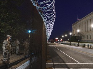Lengangnya Washington DC di Hari Pelantikan Biden