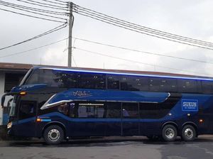 Begini Mewahnya Bus Tingkat Milik Perusahaan Rokok Sukun