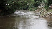 Kondisi air masih normal meski hujan sempat mengguyur kawasan Jakarta pagi tadi.