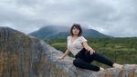 Pose Liburan ala DJ Seksi, Dinar Candy