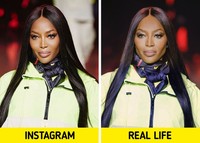 fotoinet Begini Perbedaan Foto Seleb Dunia di Instagram Vs Aslinya