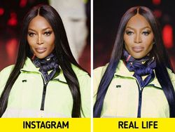 Perbedaan Foto Cantik Selebriti Dunia di Instagram Vs Realita