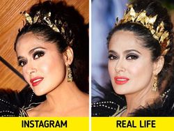 Perbedaan Foto Cantik Selebriti Dunia di Instagram Vs Realita
