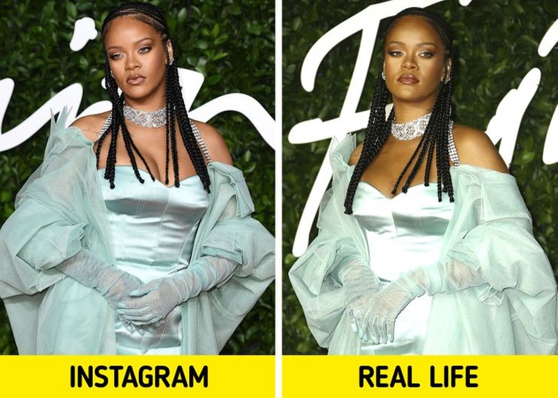 fotoinet Begini Perbedaan Foto Seleb Dunia di Instagram Vs Aslinya