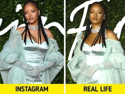 Perbedaan Foto Cantik Selebriti Dunia di Instagram Vs Realita