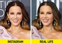 fotoinet Begini Perbedaan Foto Seleb Dunia di Instagram Vs Aslinya