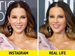 Perbedaan Foto Cantik Selebriti Dunia di Instagram Vs Realita