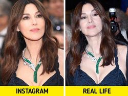 Perbedaan Foto Cantik Selebriti Dunia di Instagram Vs Realita