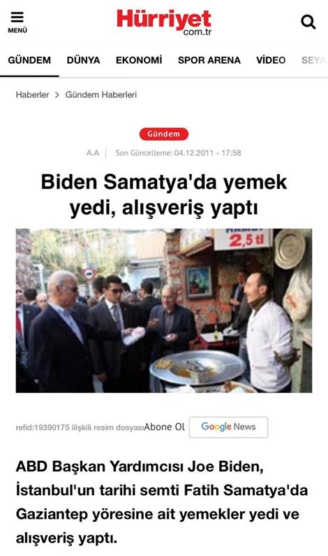 Joe Biden dan Diplomasi Mie hingga Pizza Dirinya Saat ke Luar Negeri