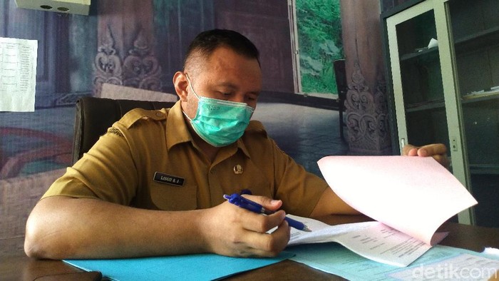 Kabid Pencegahan dan Pengendalian Penyakit (P2P) Dinas Kesehatan Kabupaten Mojokerto dr Langit Kresna Janitra