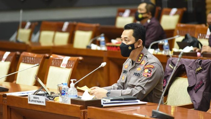 Komjen Listyo Sigit Prabowo mengikuti fit and proper test calon Kapolri di Komisi III DPR