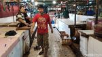 Lowongnya Lapak Pedagang Daging Sapi di Pasar yang Mogok Jualan