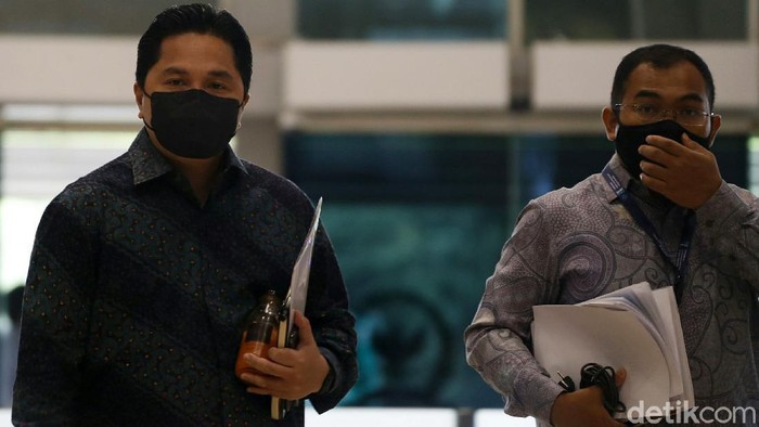 Menteri BUMN RI Erick Thohir dan Komisi VI DPR menggelar rapat kerja membahas pelaksanaan pembelian Vaksin COVID-19.