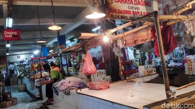 Harga Daging Melonjak, Pedagang Mogok Jualan