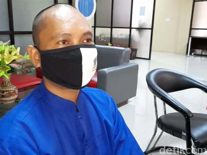 Pelaku pencabulan diperiksa di Polres Brebes, Rabu (20/1/2021).