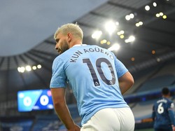 Sergio Aguero menempati nomor tiga. Gaji per pekannya sebesar 230 ribu pounds atau setara Rp 4,6 miliar (Getty Images/Michael Regan)