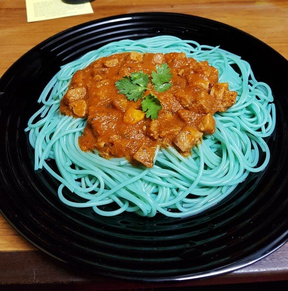 Spaghetti Bolognese Warna Biru Ini Disebut Netizen Menu Shrek
