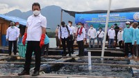 Usai meninjau dan menebar benih budidaya perikanan di kawasan Yogyakarta, kini Menteri Kelautan dan Perikanan Sakti Wahyu Trenggono melakukan kunjungan kerja ke Buleleng, Bali, Rabu (20/1). Foto: dok. KKP