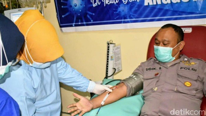 Anggota Polisi Bondowoso Alumni COVID-19 Donor Plasma Konvalesen