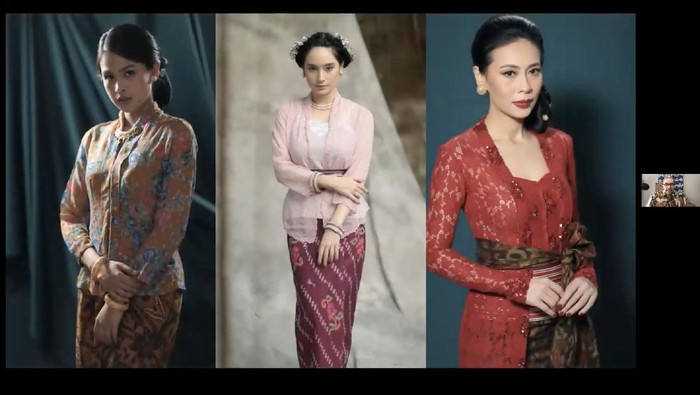 Didiet menjelaskan kebaya Maudy Ayunda