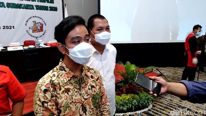 Gibran Rakabuming Raka-Teguh Prakosa resmi ditetapkan sebagai Wali Kota dan Wakil Wali Kota Solo terpilih, Kamis (21/1/2021).