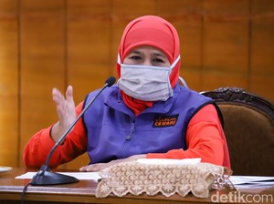 Khofifah Targetkan Vaksinasi di Jatim Bisa Rampung Dalam Setahun