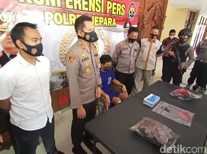 Kasus pemuda tewas dibacok teman sendiri gegara tak mau diajak minum miras, Jepara, Kamis (21/1/2021).