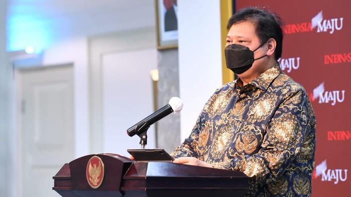 Ketua Komite Penanganan COVID-19 dan Pemulihan Ekonomi Nasional Airlangga Hartarto