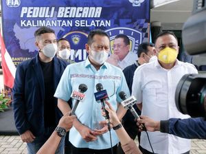 Lewat IMI, Bamsoet Beri Donasi Rp 50 Juta ke Korban Banjir di Kalsel