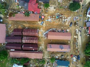 Foto Udara Pascabanjir Kalsel