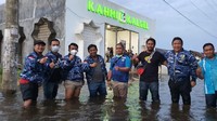 Dalam 2 hari kunjungannya di Kalimantan Selatan rombongan DPP KNPI meninjau langsung lokasi dan korban banjir.