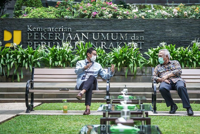 Menparekraf Sandi dan Menteri PUPR Basuki