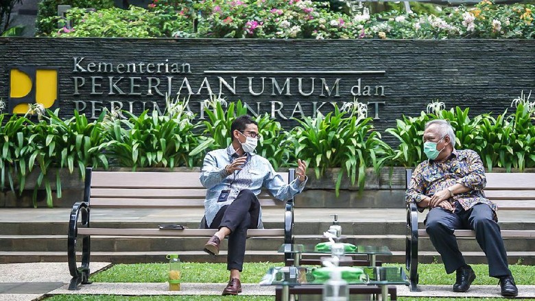 Menparekraf Sandi dan Menteri PUPR Basuki Menparekraf Sandi dan Menteri PUPR Basuki