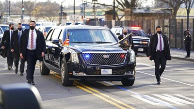 Mobil Dinas Warisan Donald Trump untuk Joe Biden