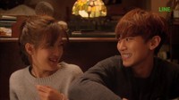 Di drama berjudul EXO Next Door itu, Moon Ga Young dipasangkan pula dengan Chanyeol. (Foto: dok. Naver) 