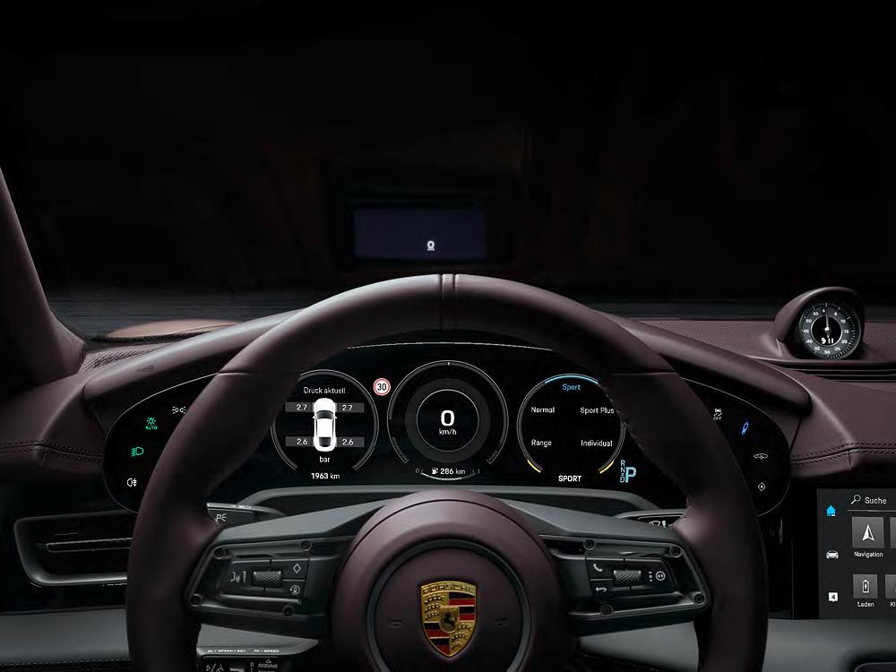Porsche Taycan All Electric Sports Saloon